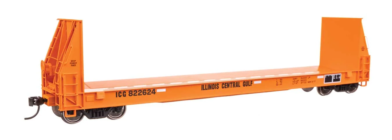 Walthers Proto HO Scale Illinois Central Gulf #822624 50' Sieco Pulpwood Flatcar
