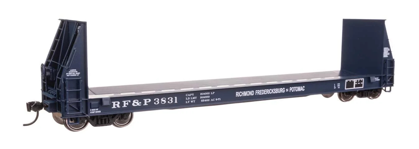 Walthers Proto HO Scale Richmond, Fredricksburg & Potomac #3831 50' Sieco Pulpwood Flatcar