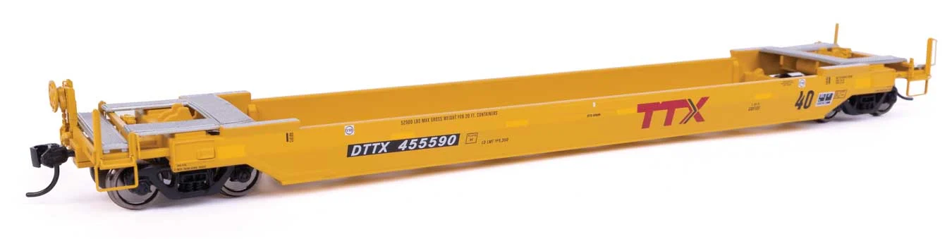Walthers Proto HO Scale DTTX #455590 Gunderson Rebuilt All-Purpose 40' Well Car