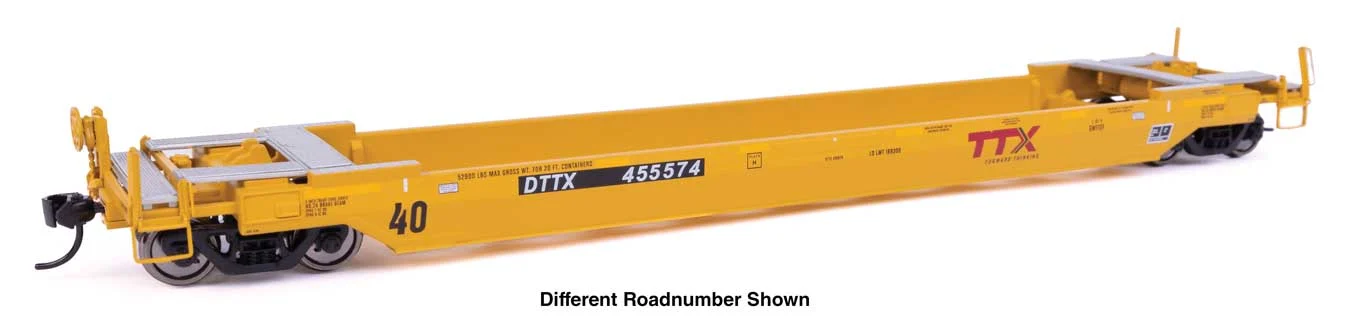 Walthers Proto HO Scale DTTX (Forward Thinking) #455643 Gunderson Rebuilt All-Purpose 40' Well Car