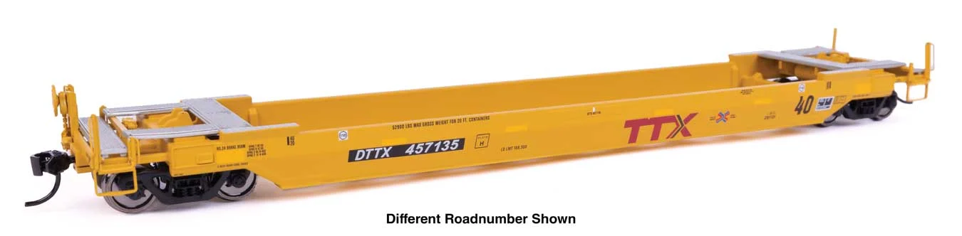 Walthers Proto HO Scale DTTX (New Logo w/Railbox Logo) #459212 Gunderson Rebuilt All-Purpose 40' Well Car