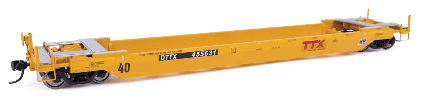 Walthers Proto HO Scale DTTX (Patched) #455631 Gunderson Rebuilt All-Purpose 40' Well Car