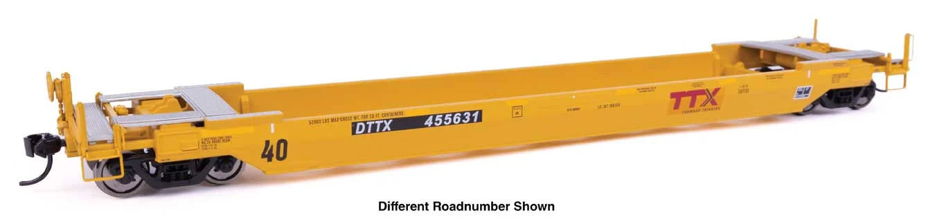 Walthers Proto HO Scale DTTX (Patched) #457314 Gunderson Rebuilt All-Purpose 40' Well Car