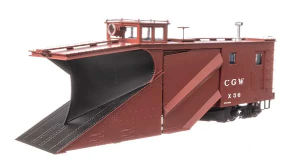 Walthers Proto HO Scale Chicago Great Western #X36 Russell Snow Plow