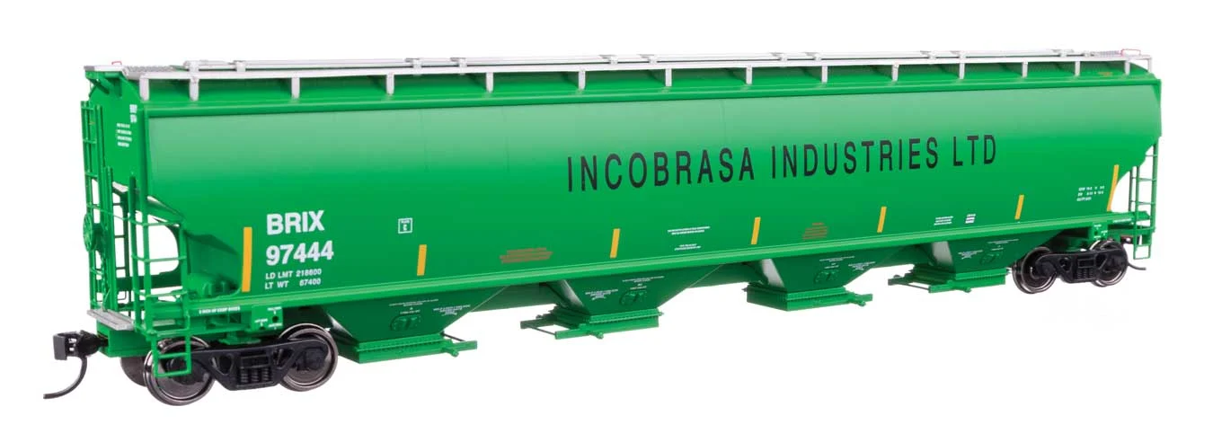 Walthers Proto HO Incobrasa Industries Limited BRIX #97444 67' Trinity 6351 4-Bay Covered Hopper