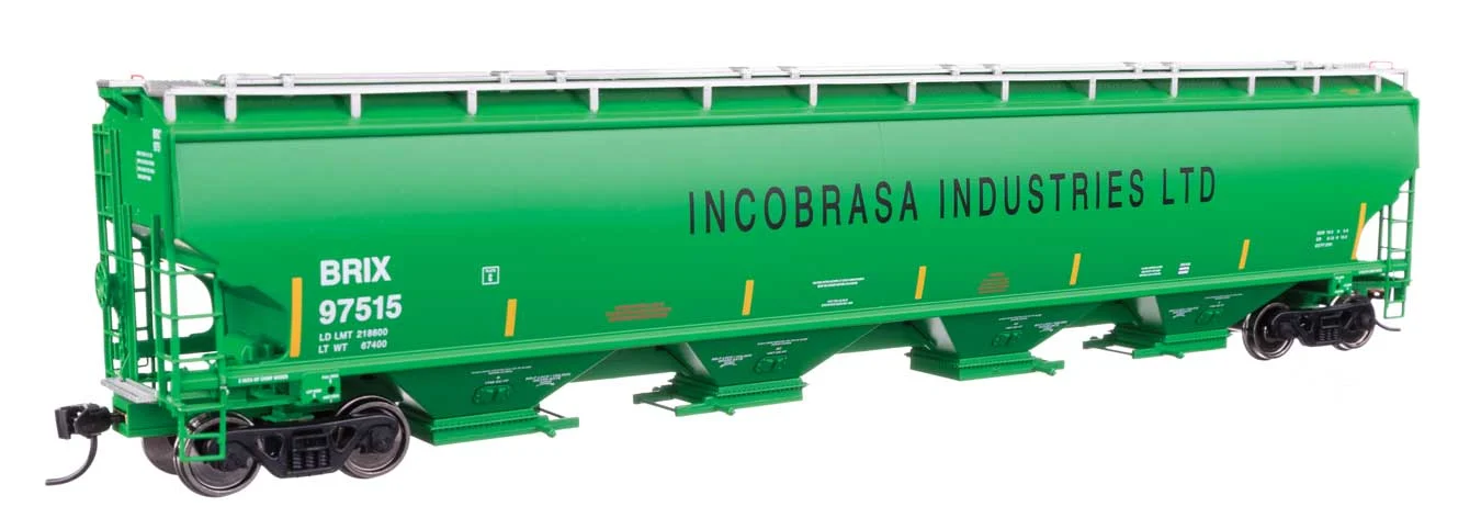 Walthers Proto HO Incobrasa Industries Limited BRIX #97515 67' Trinity 6351 4-Bay Covered Hopper