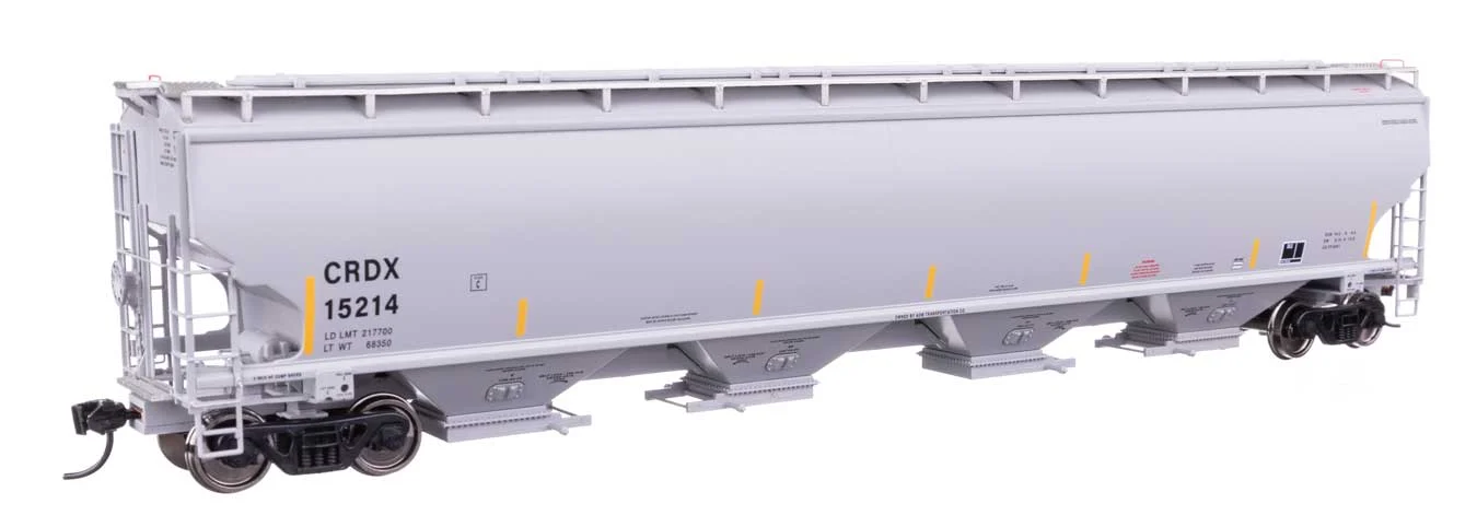 Walthers Proto HO Chicago Freight Car Leasing Co CRDX #15214 67' Trinity 6351 4-Bay Covered Hopper