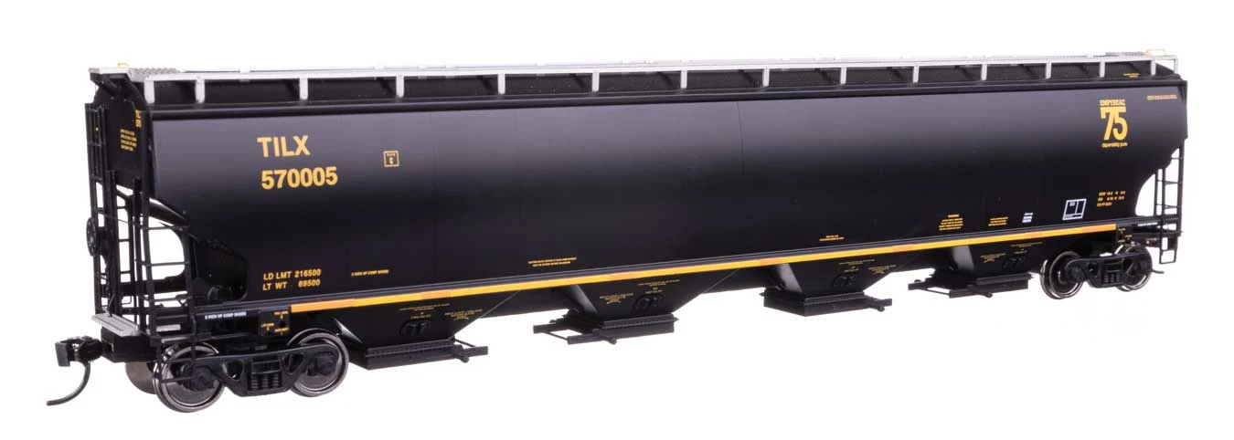 Walthers Proto HO Trinity Industries Leasing TILX #570005 67' Trinity 6351 4-Bay Covered Hopper
