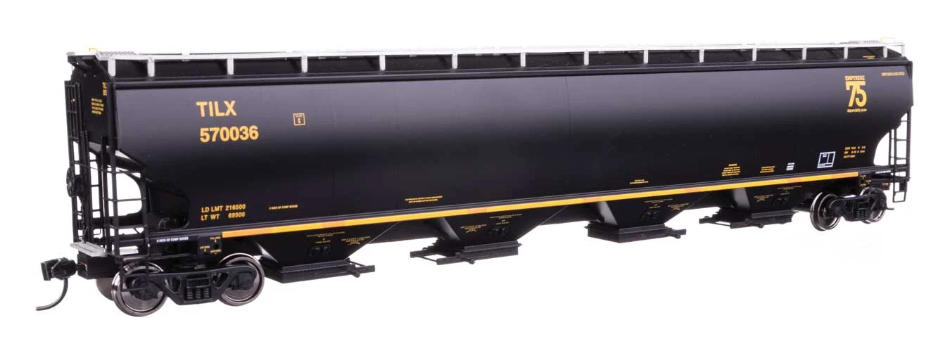 Walthers Proto HO Trinity Industries Leasing TILX #570036 67' Trinity 6351 4-Bay Covered Hopper
