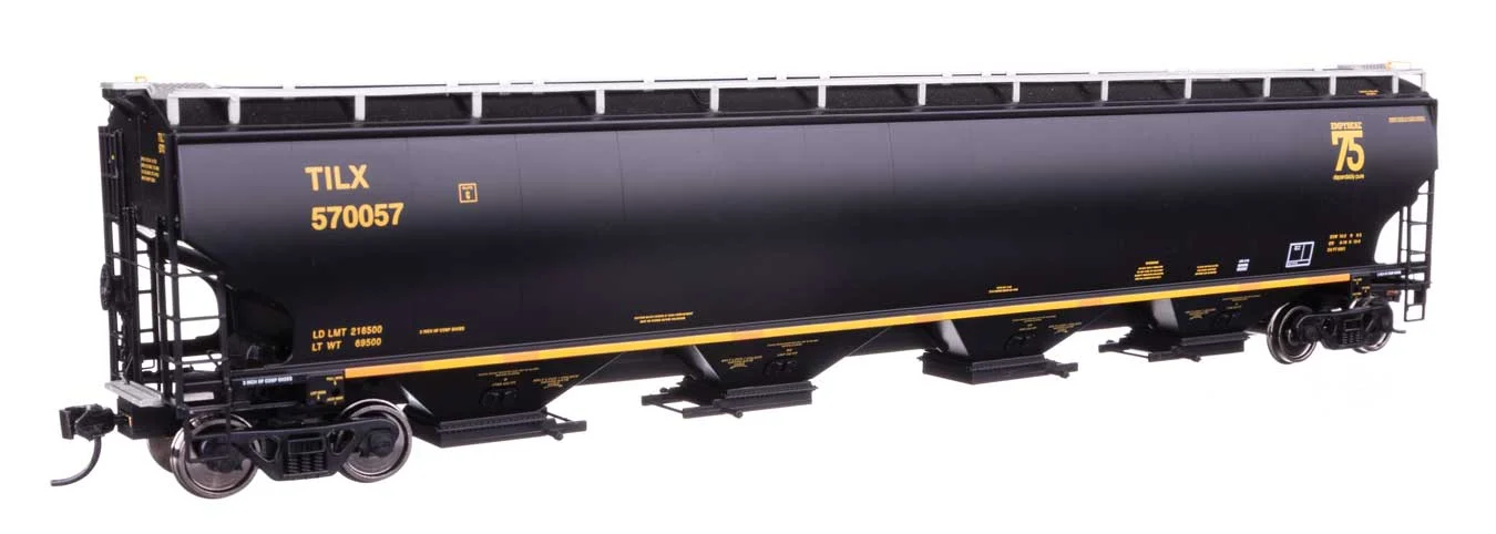 Walthers Proto HO Trinity Industries Leasing TILX #570057 67' Trinity 6351 4-Bay Covered Hopper