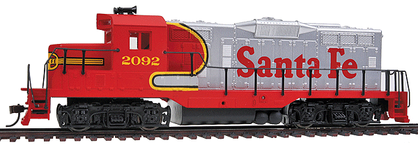 Walthers Trainline HO Scale GP9M Santa Fe #2092 Standard DC