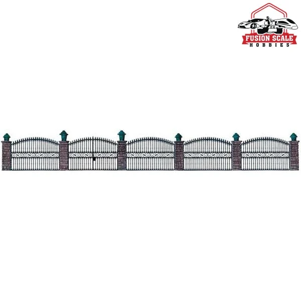 Walthers Cornerstone HO Scale Wrought Iron Fence Kit 251/2" 65cm