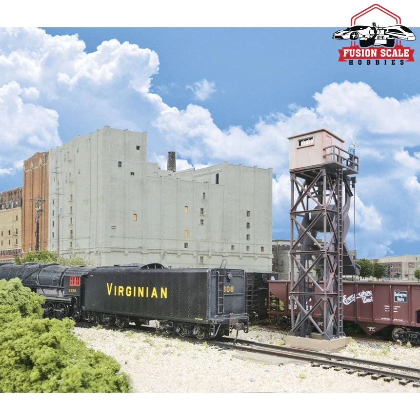 Walthers Cornerstone N Scale Cinder Conveyor & Ash Pit Kit 11/8 x 13/4 x 3" 2.9 x 4.5 x 7.6cm Pit depth: 1/2" 1.3cm