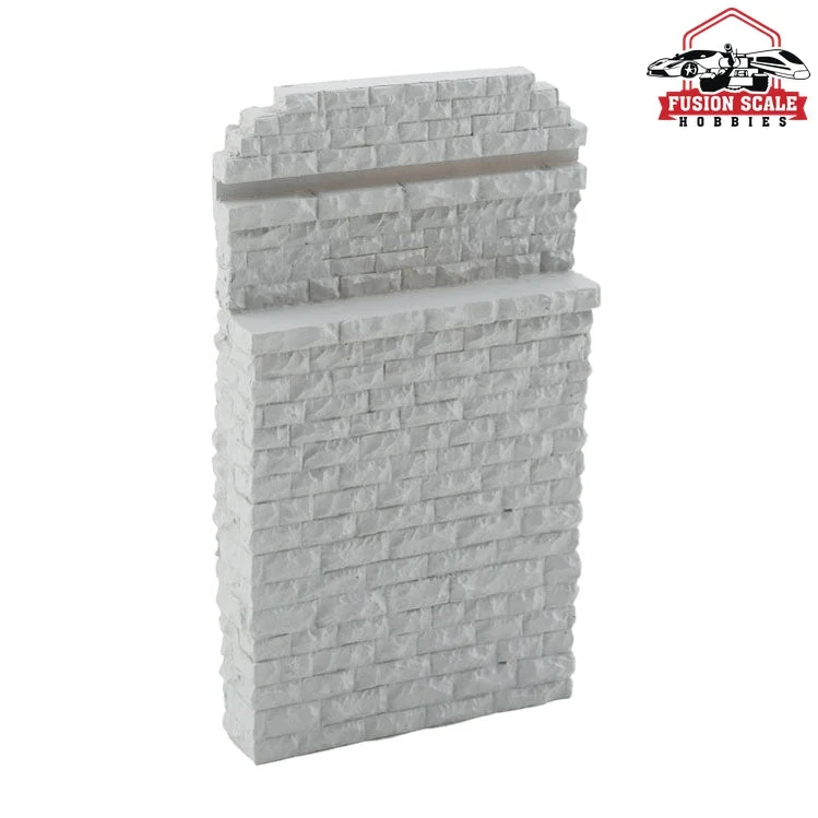 Walthers Cornerstone HO Scale SingleTrack Railroad Bridge Stone Abutment Resin Casting 933-4583