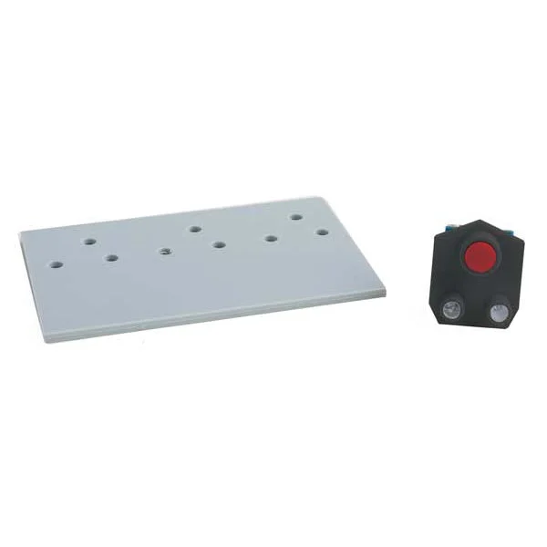 Walthers Layout Control System Dual LED Fascia Turnout Controller (yellow-green) - 942-121