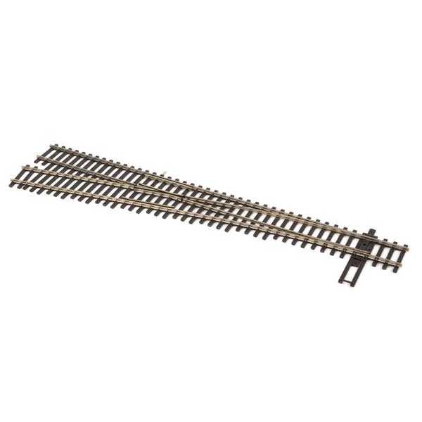 Walthers HO Scale Code 83 DCC-Friendly #6 Left-Hand Turnout – Nickel Silver Switch – 948-83017