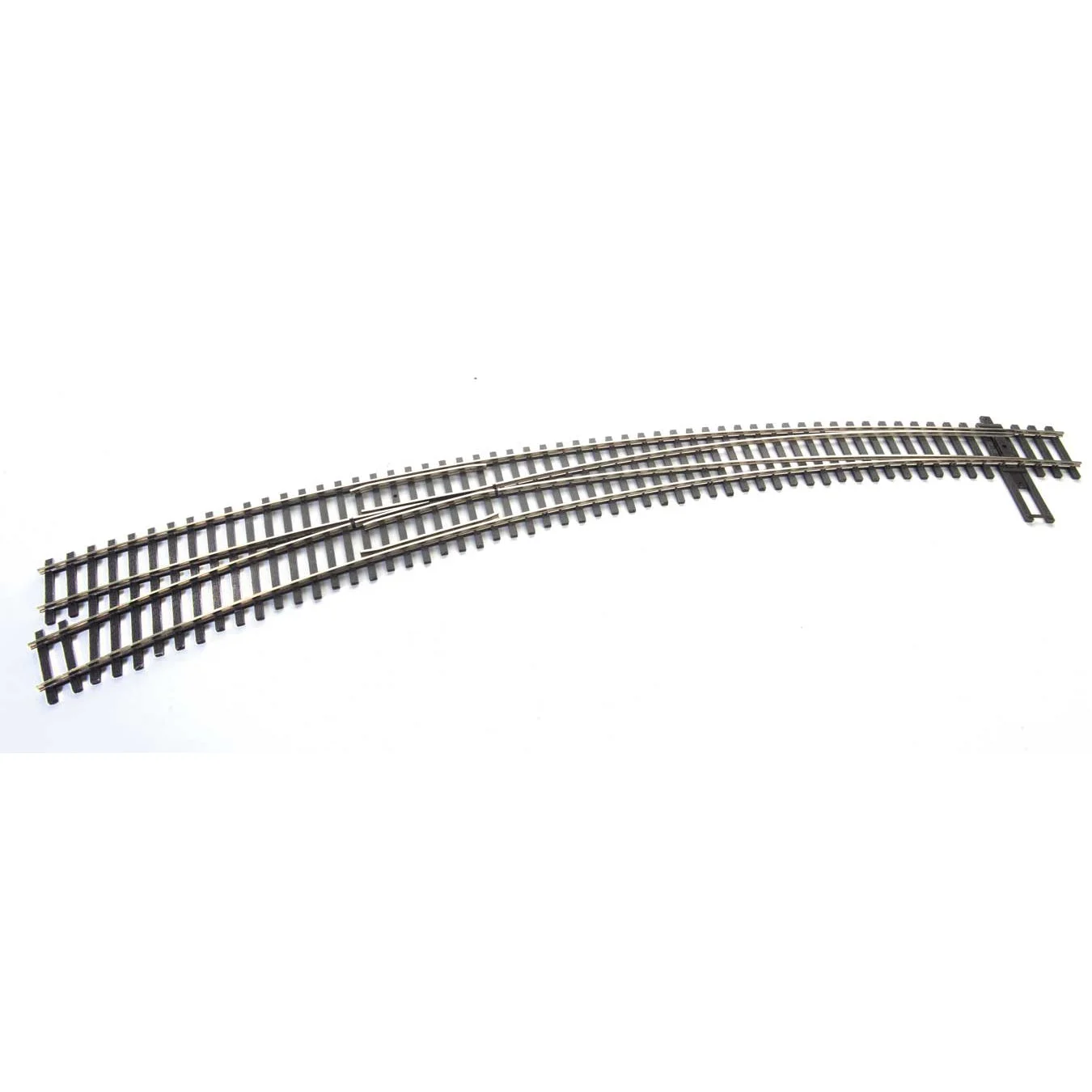Walthers Code HO Code 83 Curved Turnout - 24 and 28" Left Hand - 948-83063