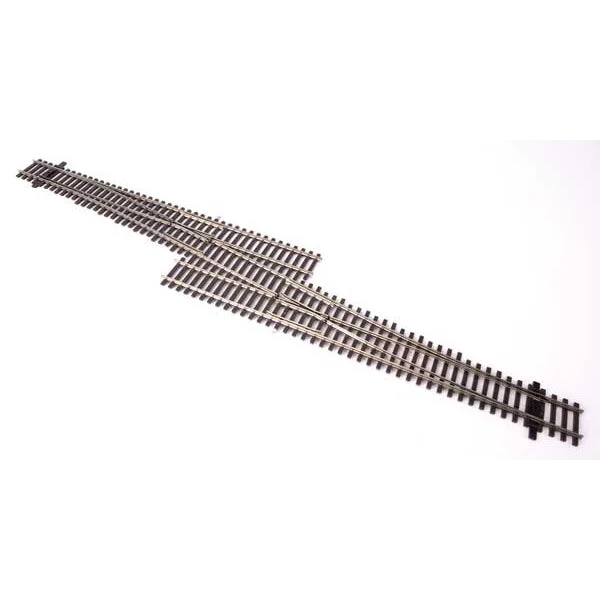 Walthers HO Scale Code 83 DCC-Friendly #6 Right-Hand Single Crossover Turnout – Nickel Silver – 948-83076