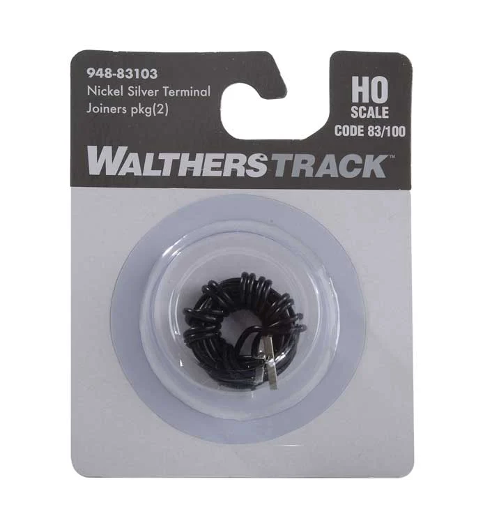 Walthers Code HO Code 83 or 100 Nickel Silver Terminal Joiners - 948-83103