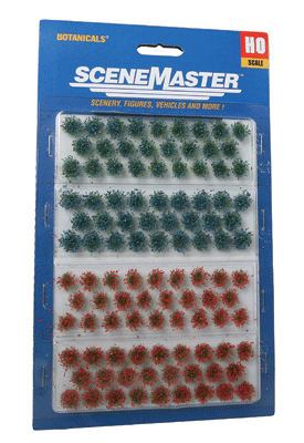 Walthers Grass Tufts - pkg(104) 1/4" 0.6cm Tall -- Wildflower Patches