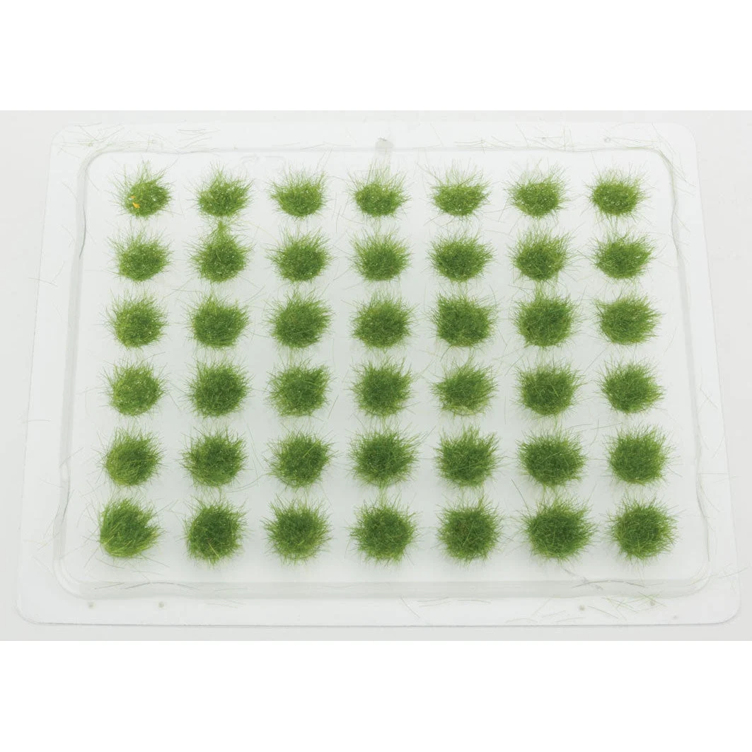 Walthers Grass Tufts - 1/4" 0.6cm Tall -- Summer pkg(42)