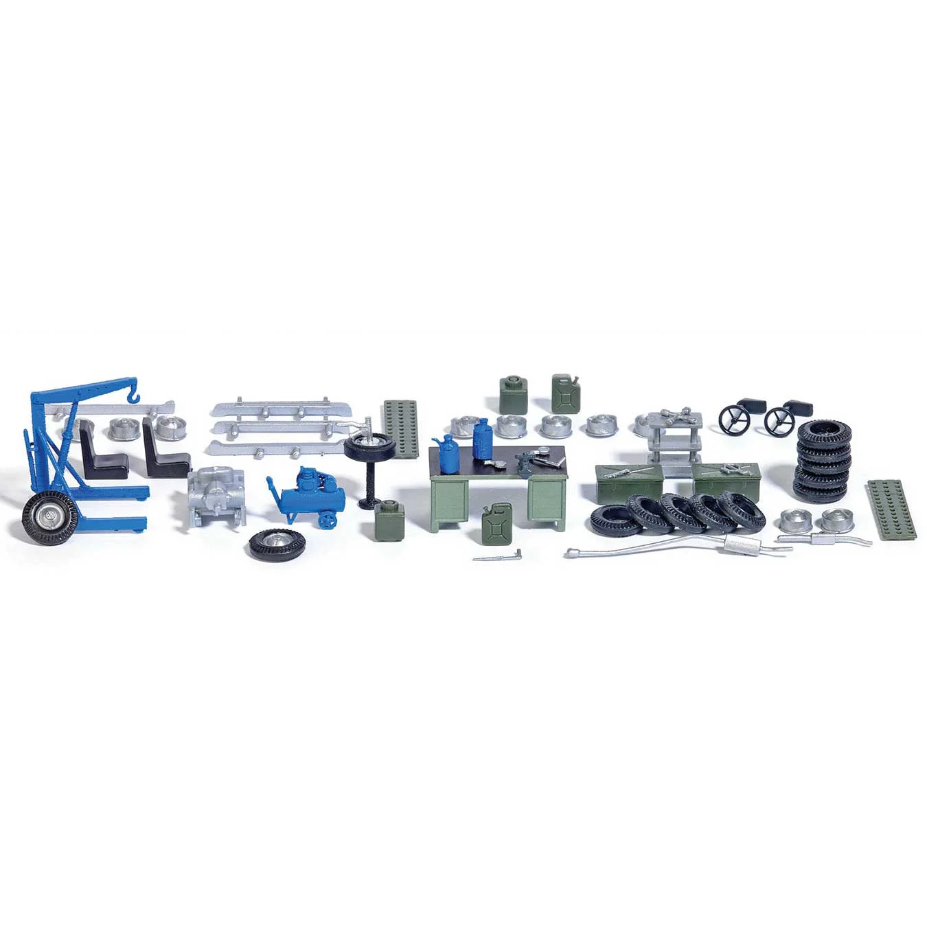 Walthers Garage Detail Set #1 -- 45-Piece Set