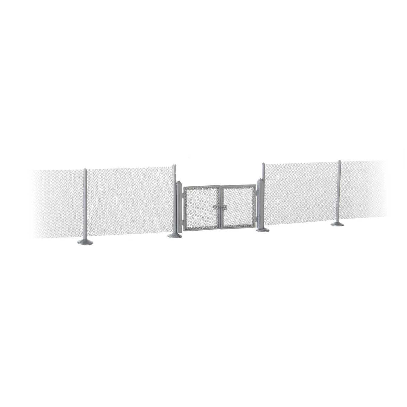 Walthers Metal Industrial Fence -- Kit - Approximately 1" x 37-1/2" .25 x 95.2cm