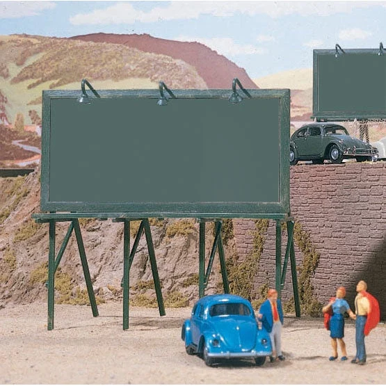 Walthers Plain Billboards -- Kit pkg(3)