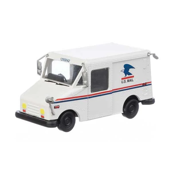 Walthers SceneMaster HO Scale United States Postal Service(R) 1980s Scheme Long Life Vehicle (LLV) Mail Truck - Walthers Scene Master
