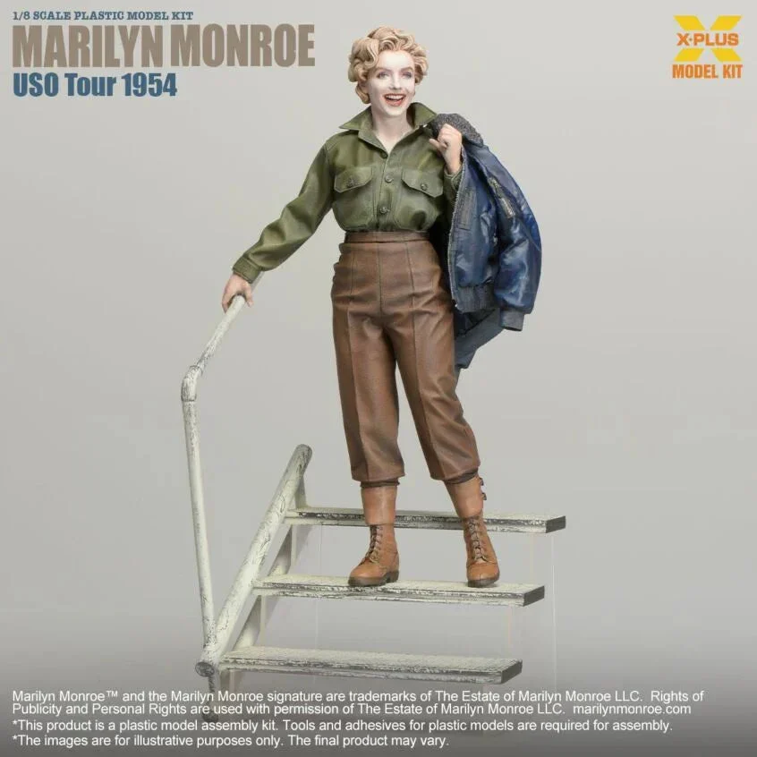 1/8 X-Plus Models Marilyn Monroe 1954 USO Tour