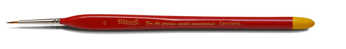 Alpha Abrasives 0 Size Red Sable Paint Brush - BR0