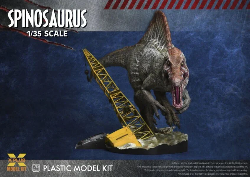 1/35 X-Plus Models Spinosaurus Jurassic Park III Kit