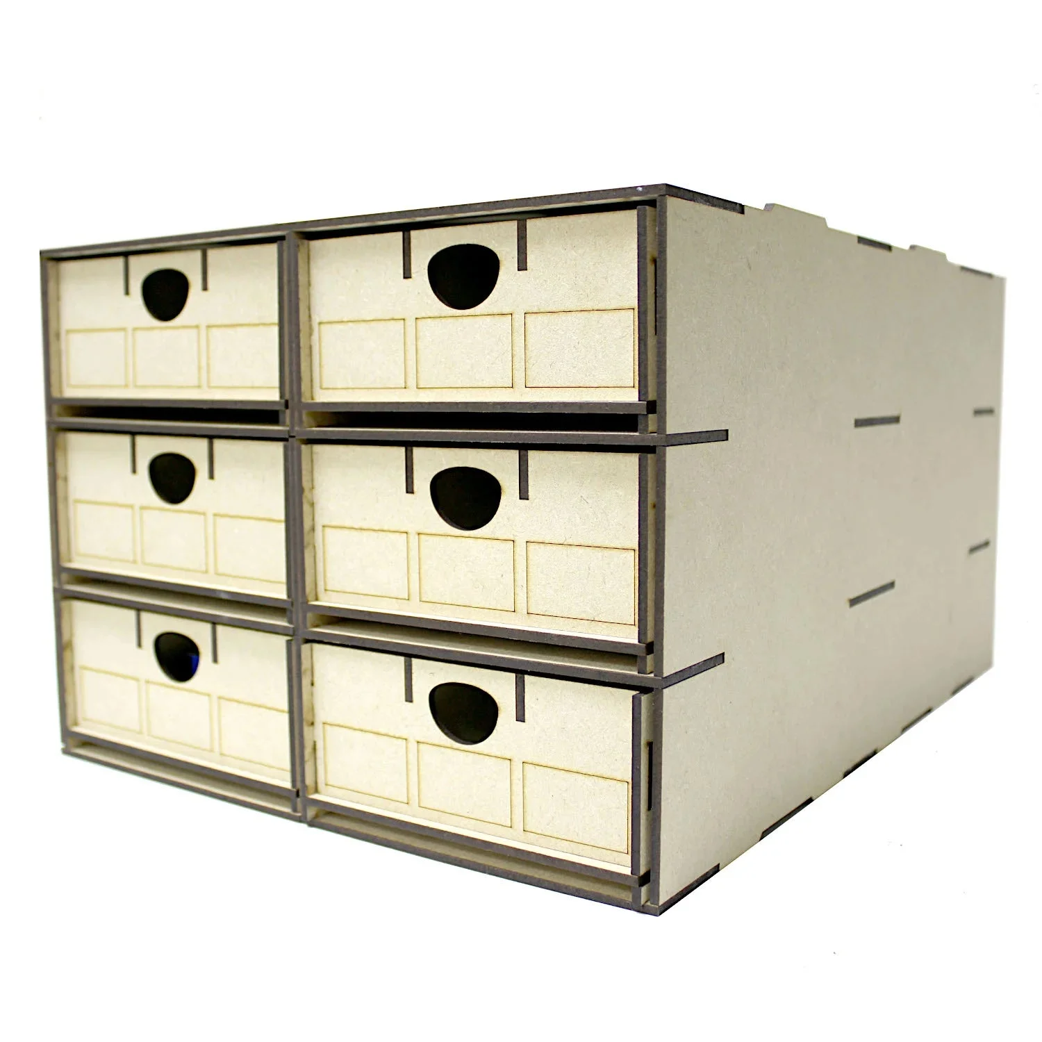 WWS HO Scale Rolling Stock Storage Box I 6x Multi-Compartment Drawers - WSLC018