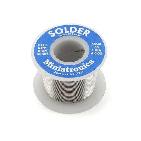 Miniatronics Rosin Core Solder 60/40 [4 oz] MNT1064016
