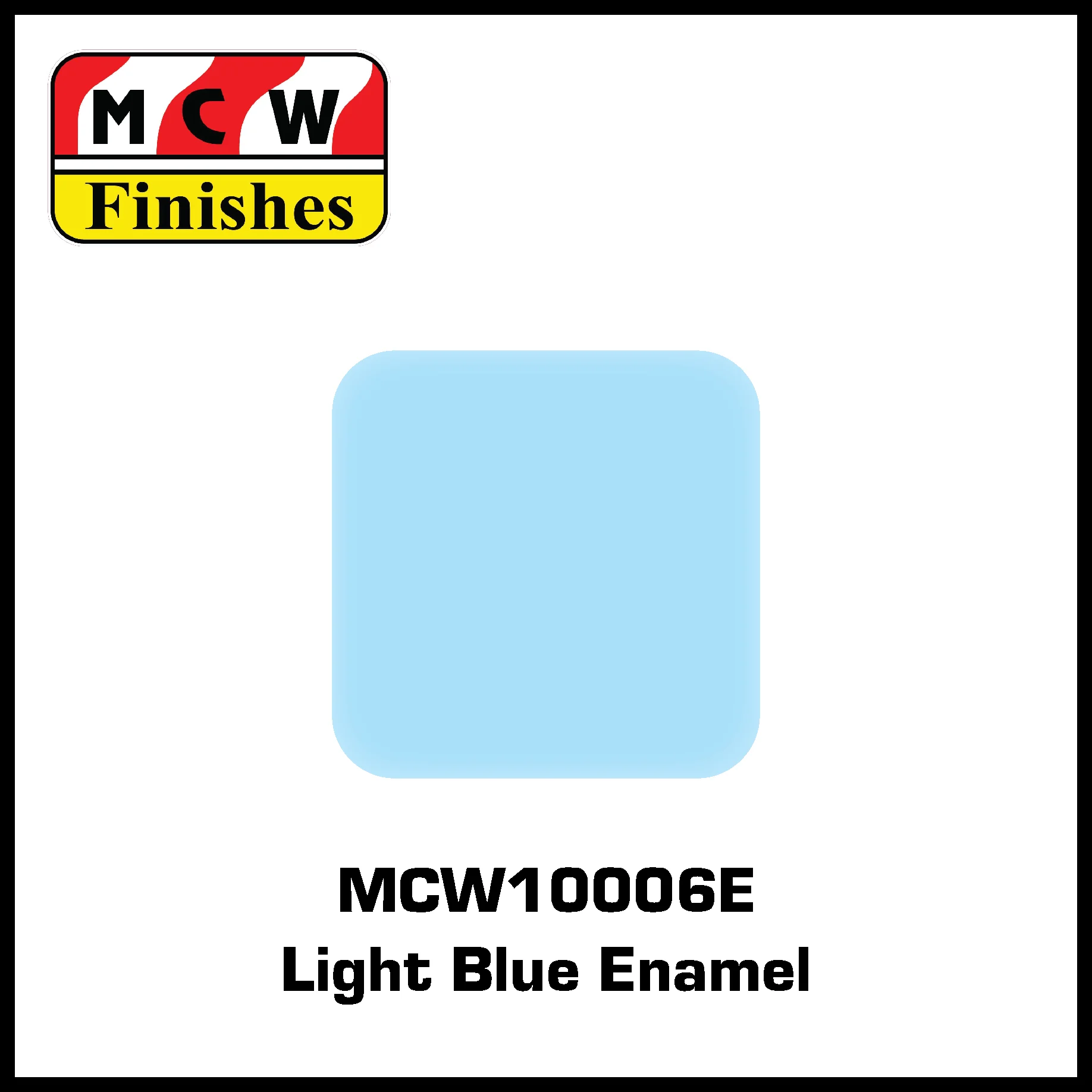 MCW Finishes Light Blue Enamel