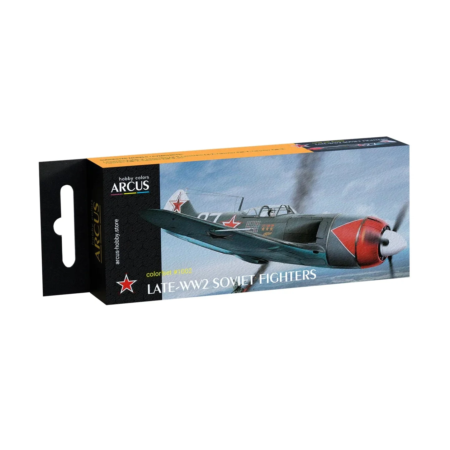 Arcus Hobby Colors Late-WW2 Soviet Fighters Paint Set