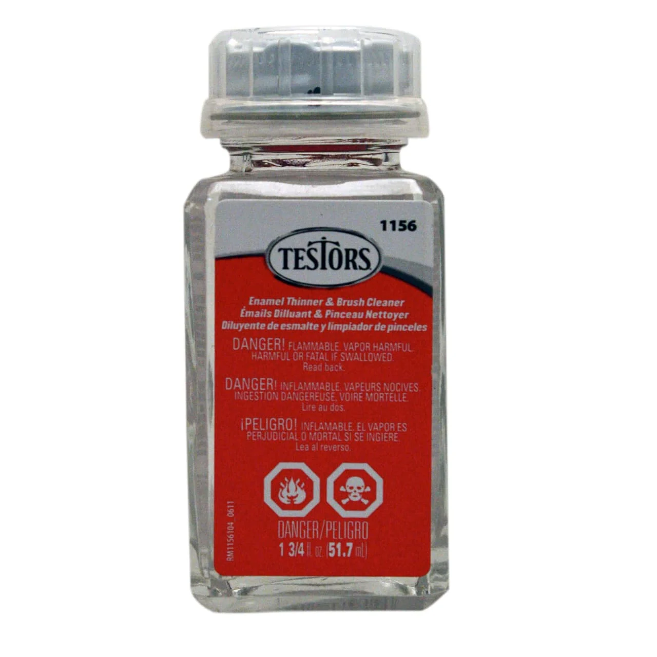 Testors Enamel Thinner (1-3/4 oz) - 1156