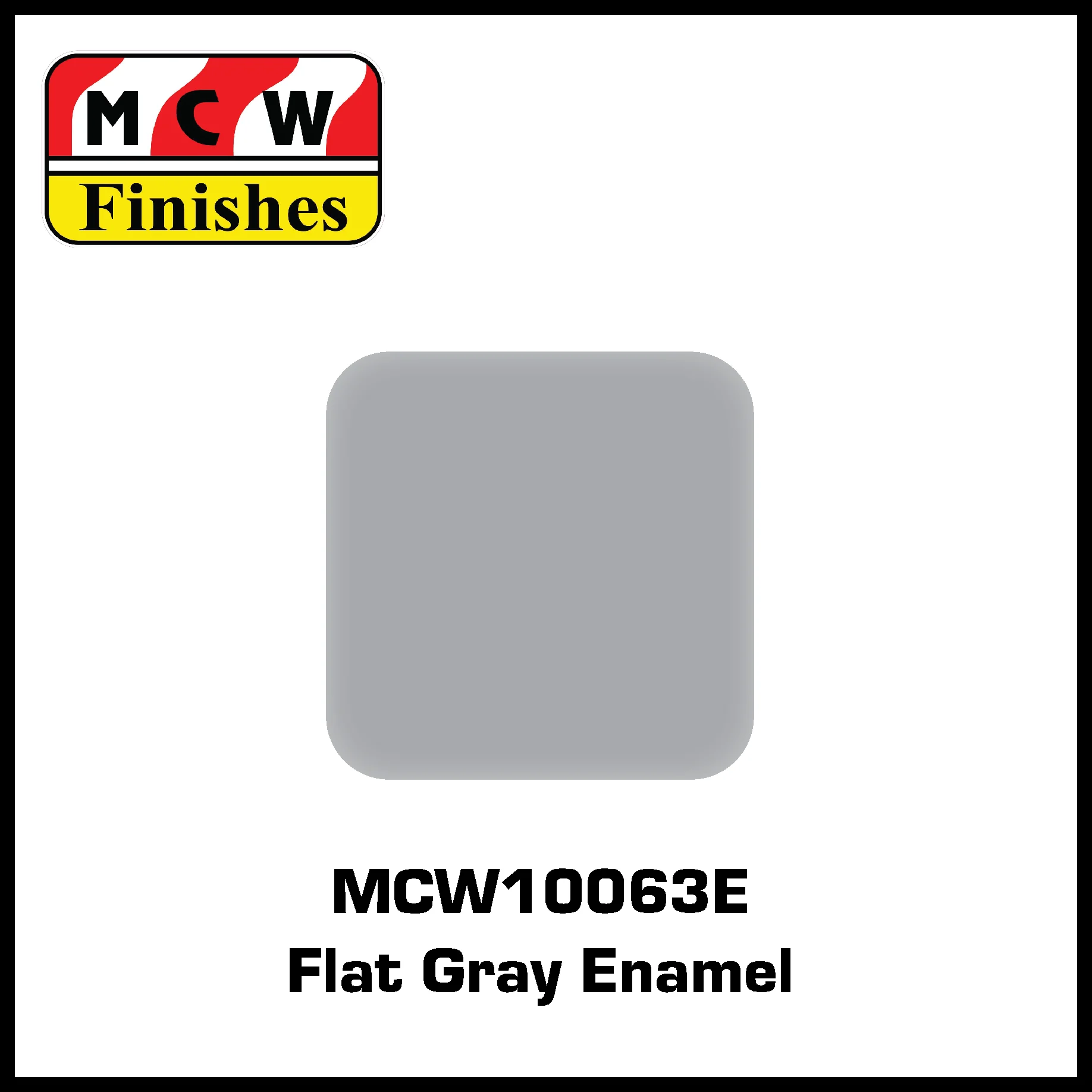 MCW Finishes Flat Gray Enamel