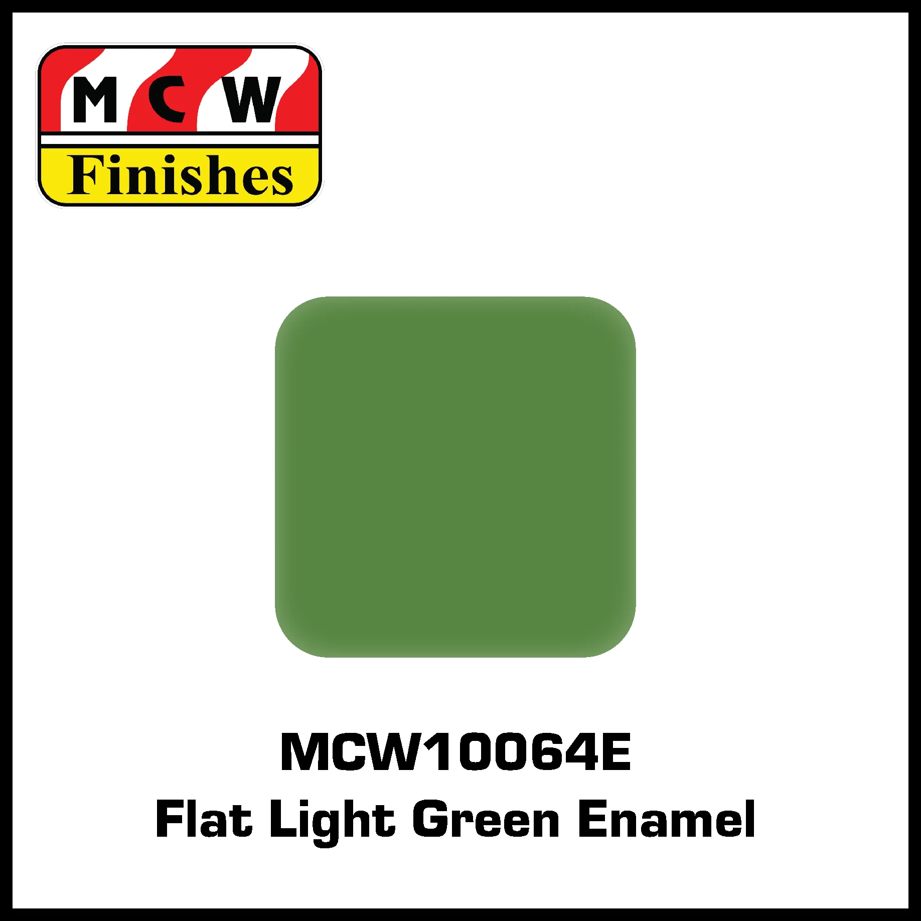 MCW Finishes Flat Light Green Enamel