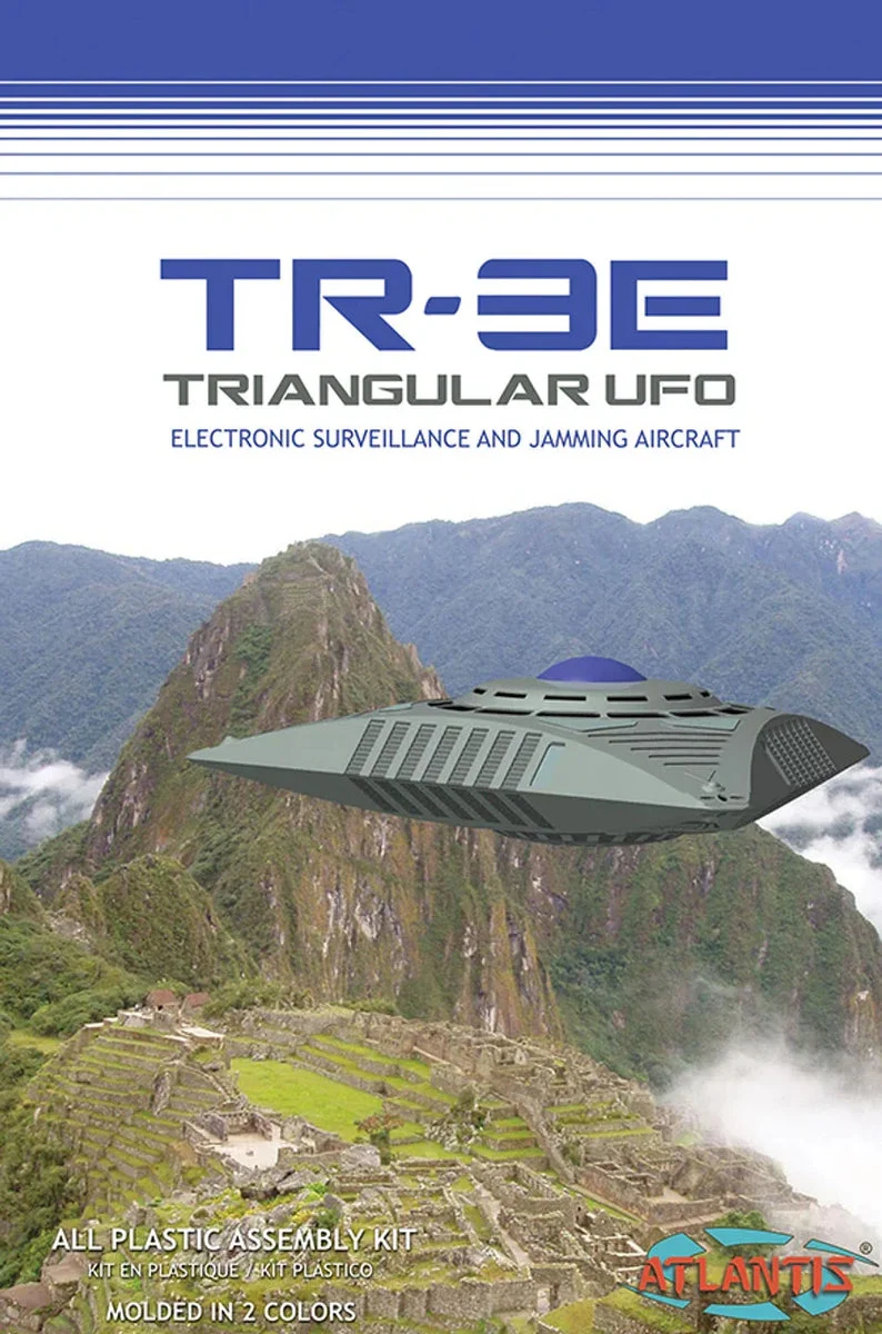 Atlantis Models 5" Series Plastic Model Kit TR-3E UFO with Base -1011