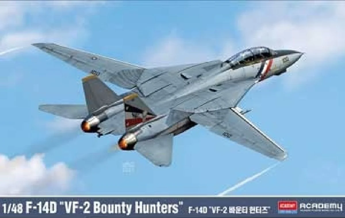 Academy F-14D VF-2 Bounty Hunters 1/48 Model Kit - ACD12370