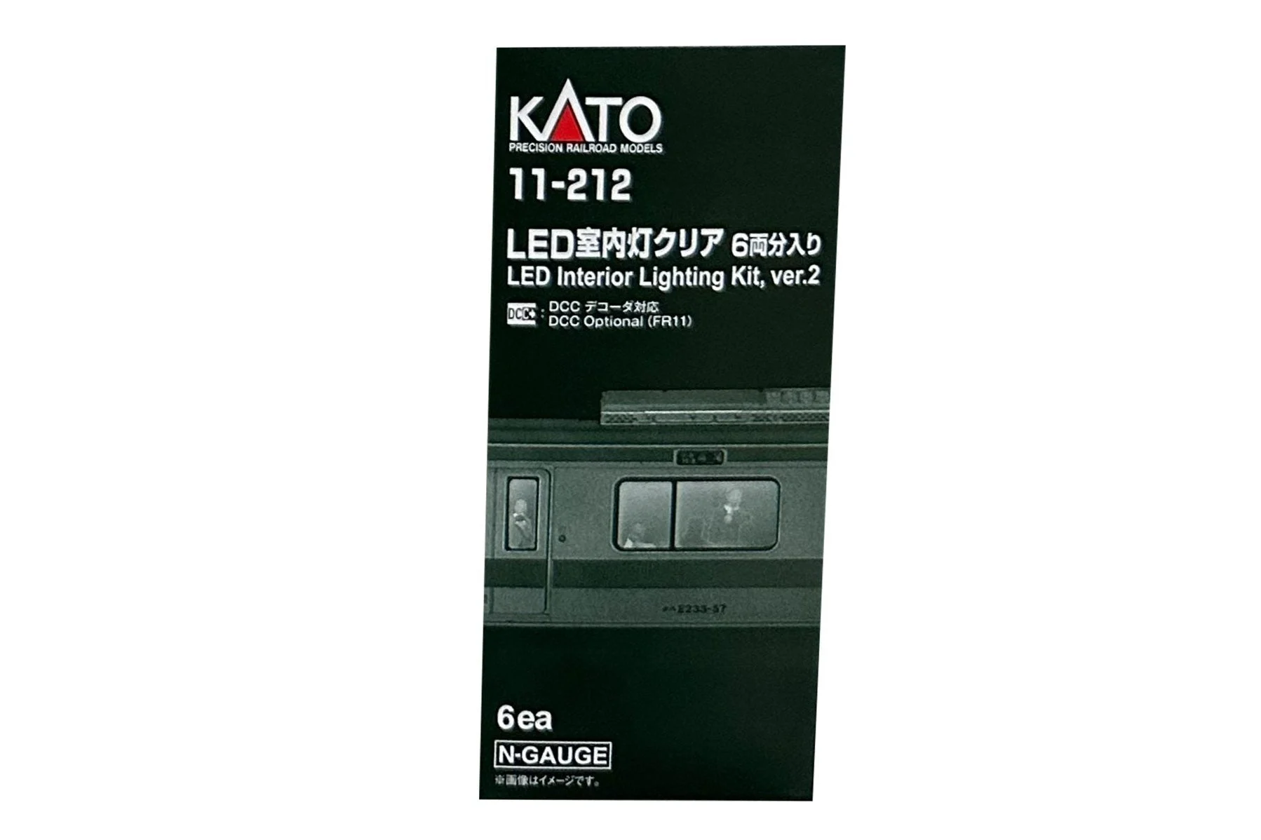Kato N Scale Bright LED Passenger Car Lighting 6 pack - 11212