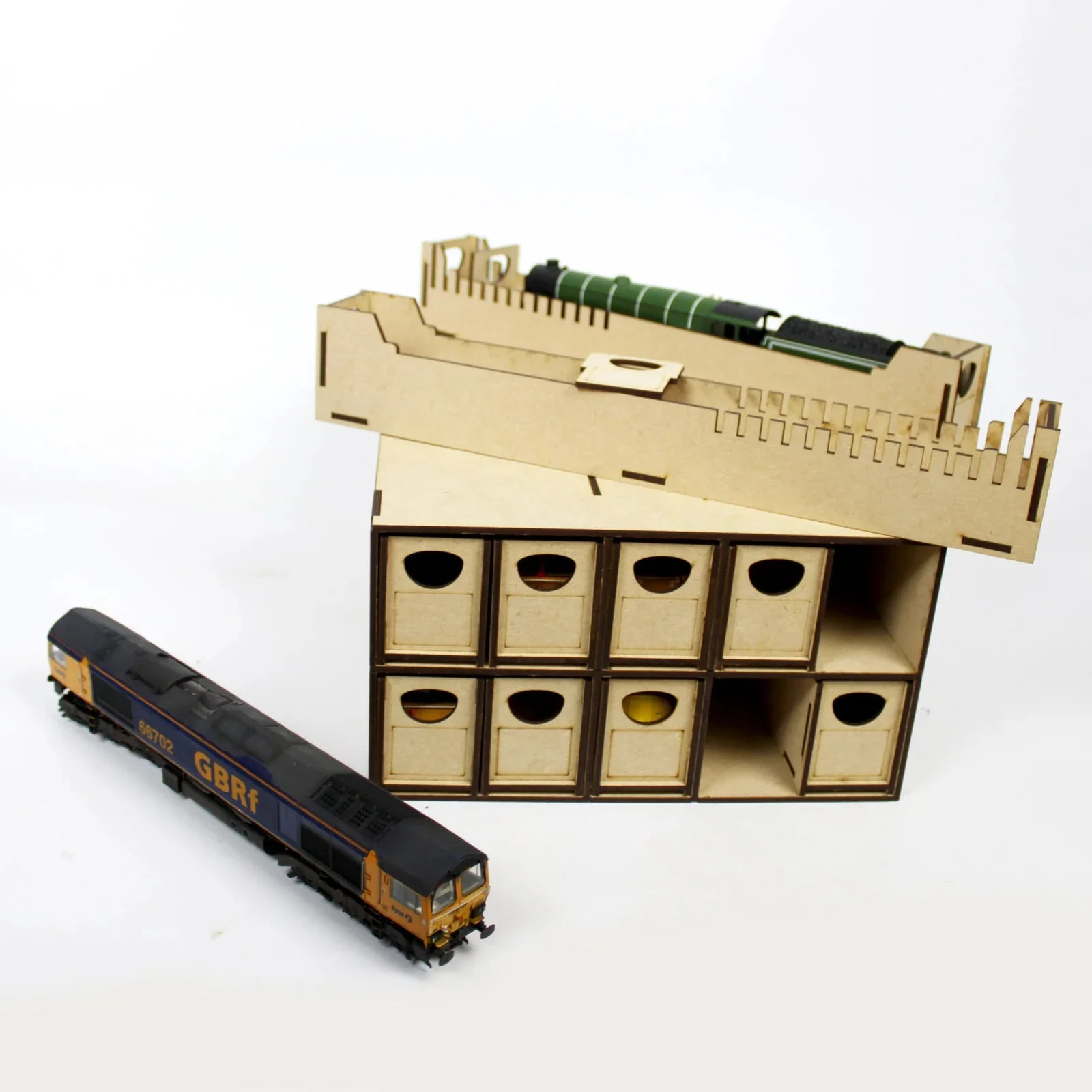 WWS HO Scale Locomotive Storage Box 10 Drawers - WSLC012