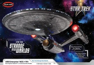 1/1000 Polar Lights Star Trek Strange New Worlds USS Enterprise Plastic Model Kit