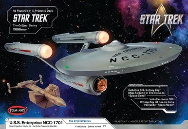 1/1000 Polar Lights Star Trek The Original Series USS Enterprise NCC-1701 Plastic Model Kit