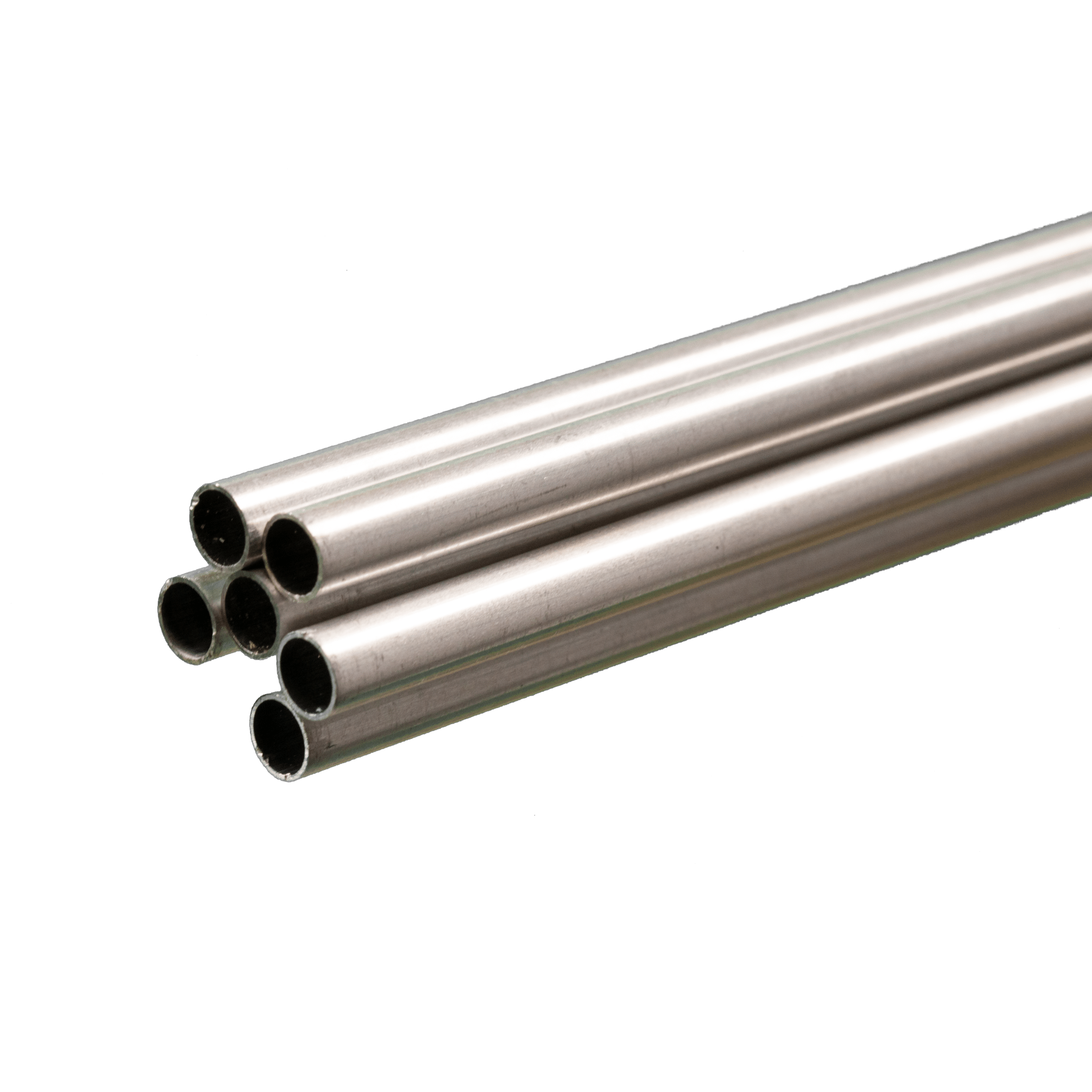 Round Aluminum Tube: 7/32" OD x 0.014" Wall x 36" Long (6 Pieces) - K&S