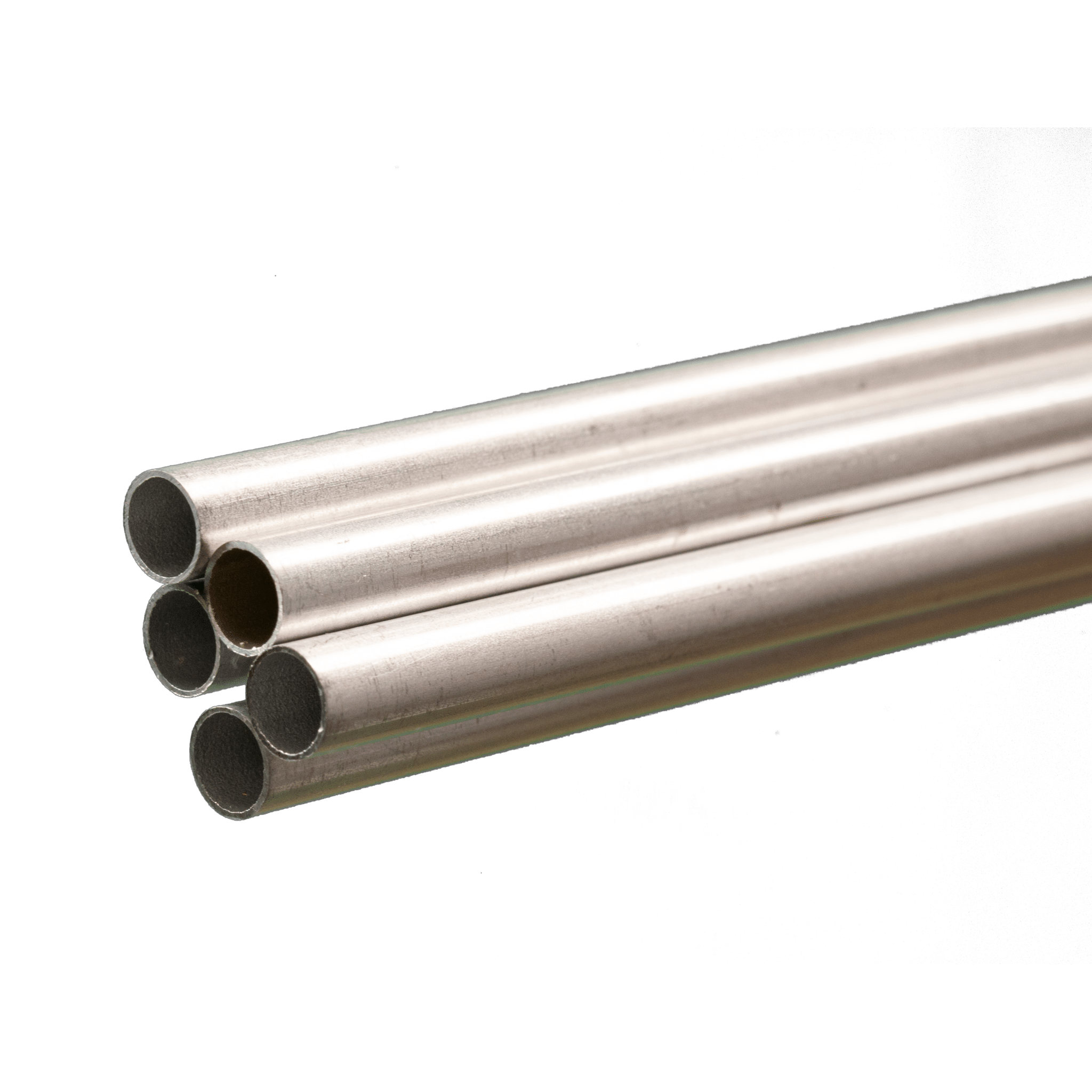 Round Aluminum Tube: 1/4" OD x 0.014" Wall x 36" Long (5 Pieces) - K&S