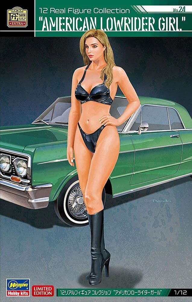 1/12 Hasegawa American Lowrider Girl #24 1-12 52343