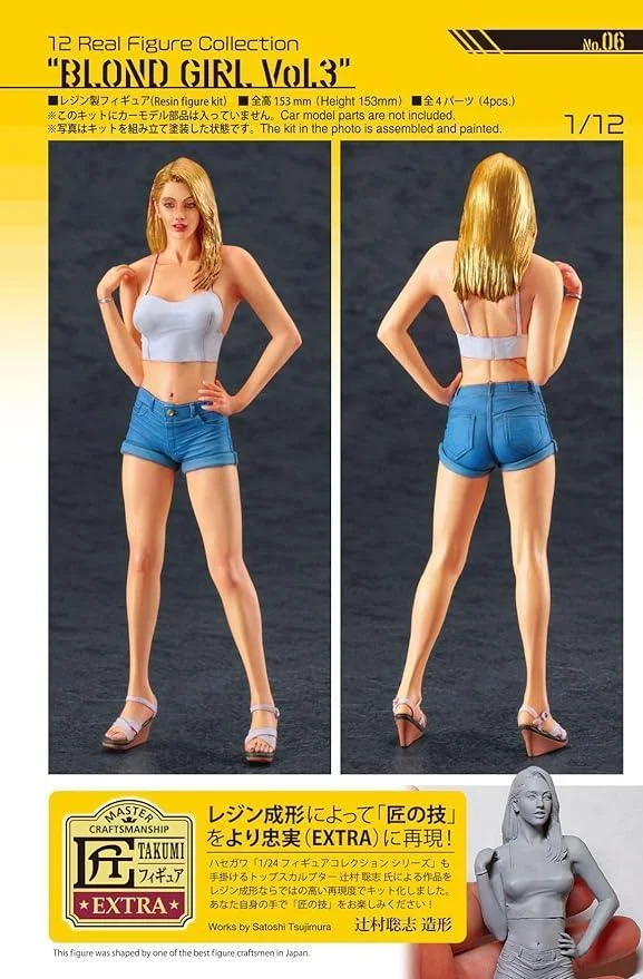 1/12 Hasegawa Figure Collection #6 Blonde Girl 52284