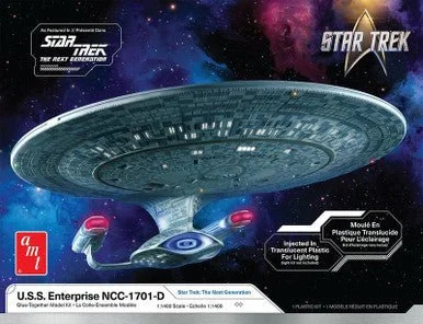 1/1400 AMT Star Trek The Next Generation USS Enterprise NCC-1701-D Plastic Model Kit